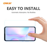 2 PCS ENKAY Hat-Prince 0.26mm 9H 2.5D Curved Edge Tempered Glass Film